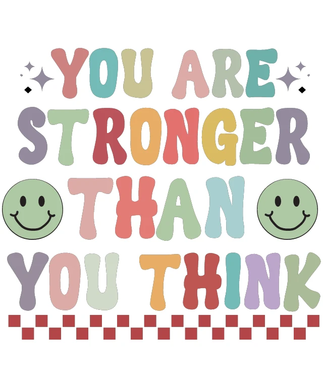 Empowerment Affirmation Poster: You Are Stronger Than You Think